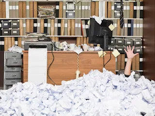 
Are you buried in paperwork?
