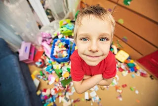 
Dealing with kids' clutter
