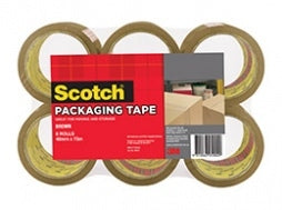 Packing Tape Brown 6PK